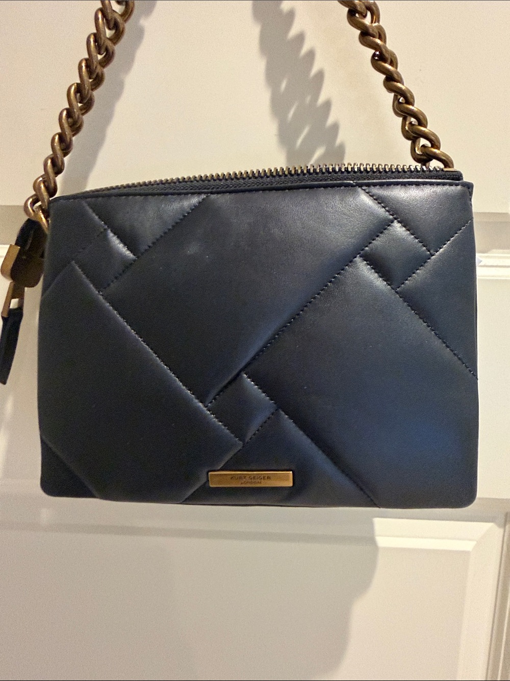 NWT Kurt Geiger Black Kensington Puff 3 Pouch - Picture 6 of 8